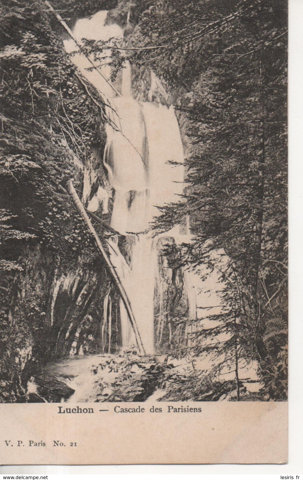 CPA - LUCHON - CASCADE DES PARISIENS - V. P. - 21 - PRECURSEUR - Luchon