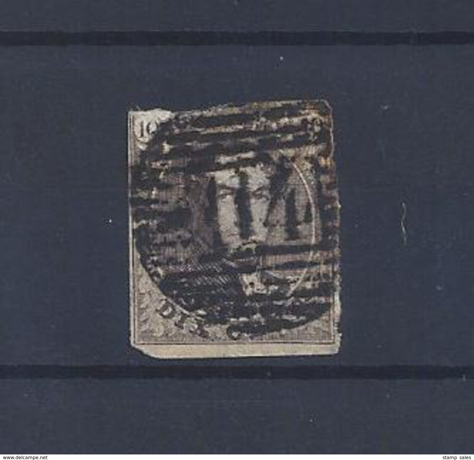 N°6 (ntz) GESTEMPELD P114 Termonde COB &euro; 10,00 + COBA &euro; 3,00 - Postmarks - Lines: Perceptions