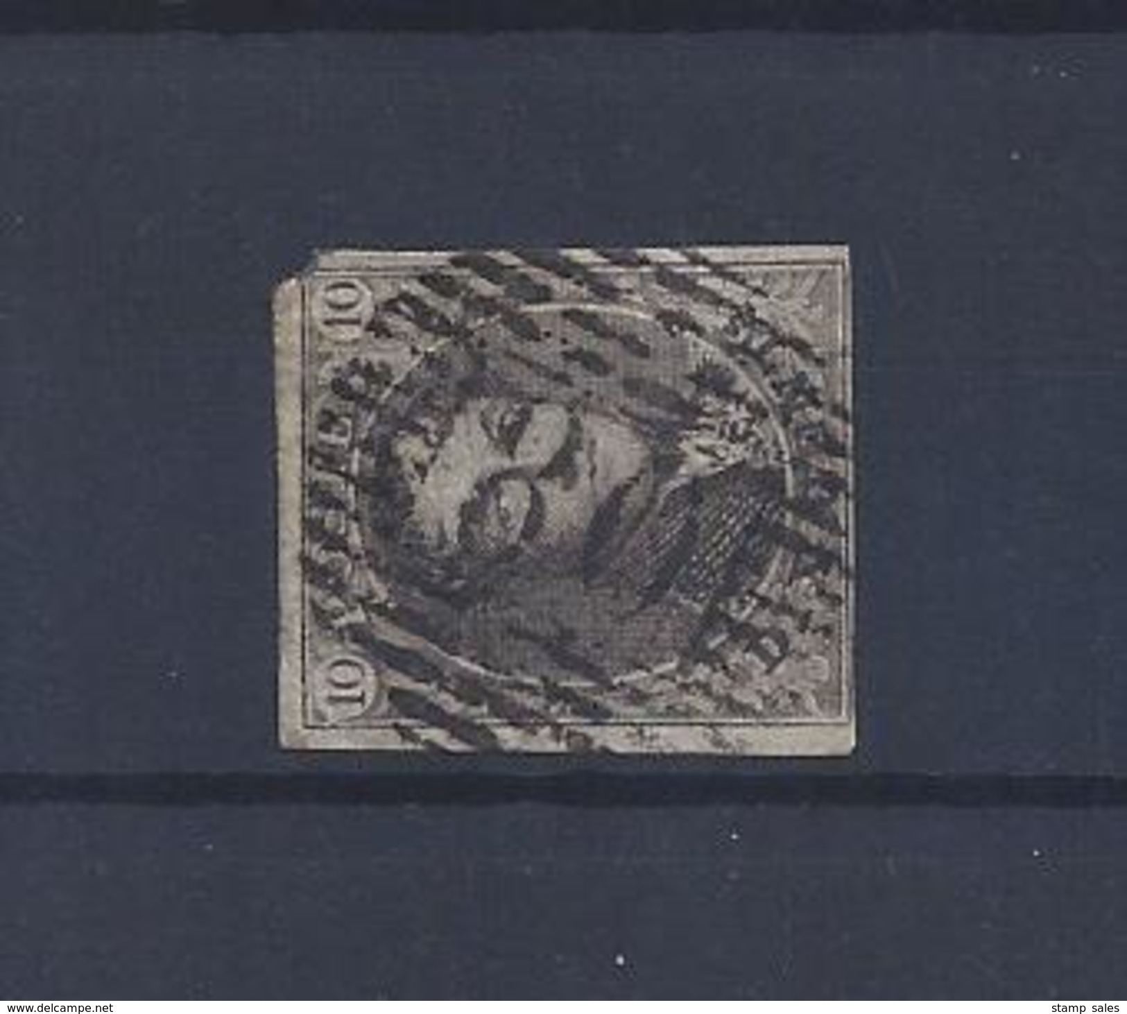 N°6 (ntz) GESTEMPELD P80 Marchienne-au-Pont COB &euro; 10,00 + COBA &euro; 5,00 - Postmarks - Lines: Perceptions