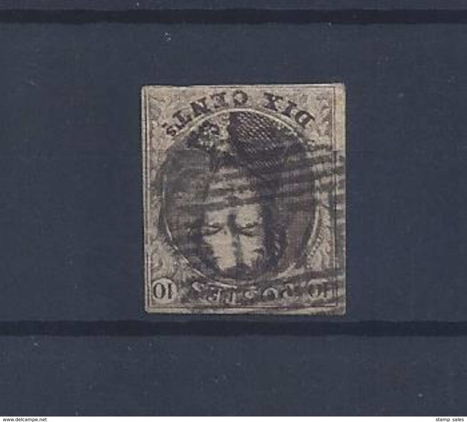 N°6 (ntz) GESTEMPELD P117 Thuin COB &euro; 10,00 + COBA &euro; 6,00 - Postmarks - Lines: Perceptions