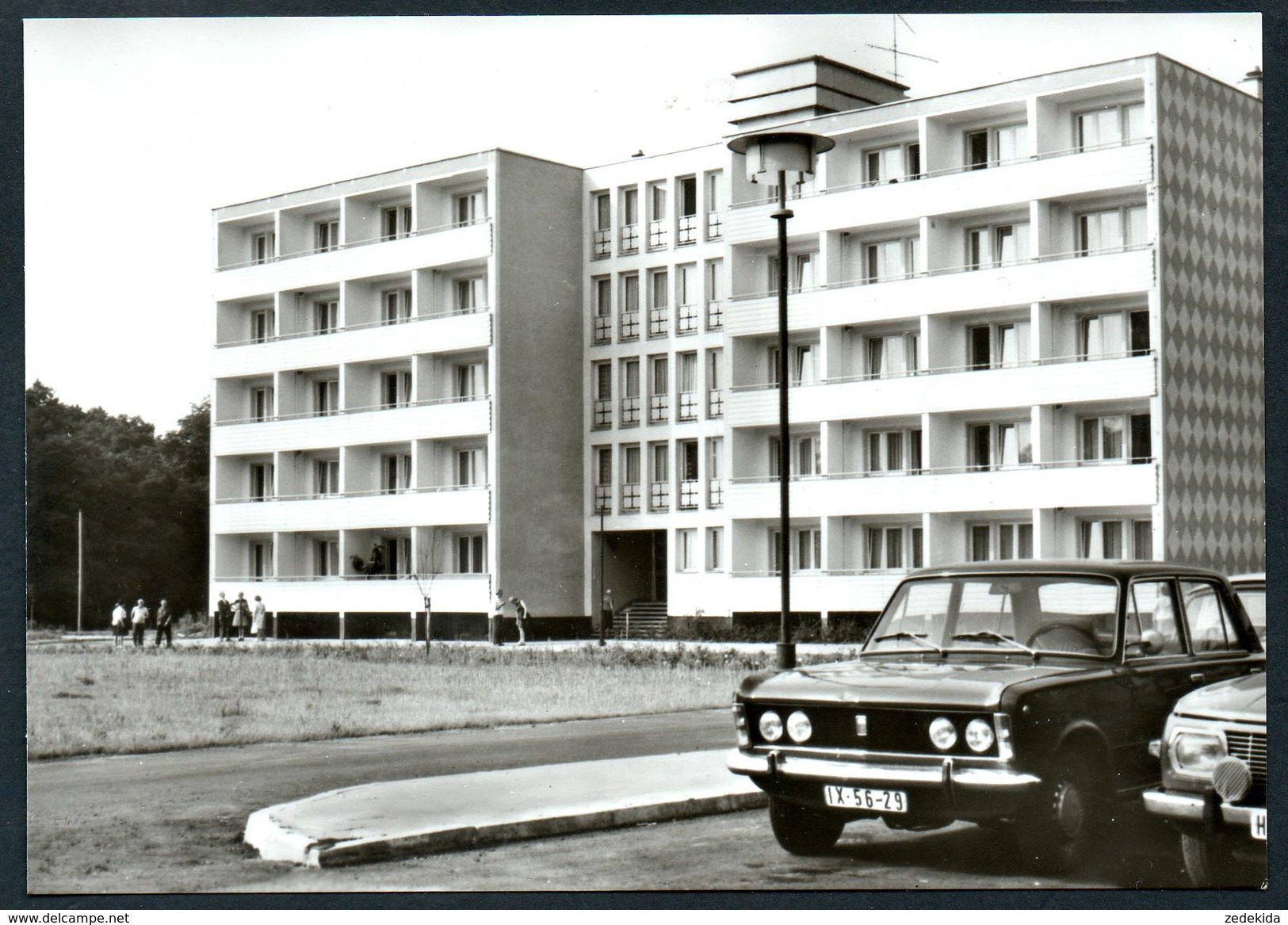 8864 - Alte Foto Ansichtskarte - Buckow - FDGB Erholungsheim Theodor Fontane - Auto Lada Kennzeichen - N. Gel TOP - Buckow