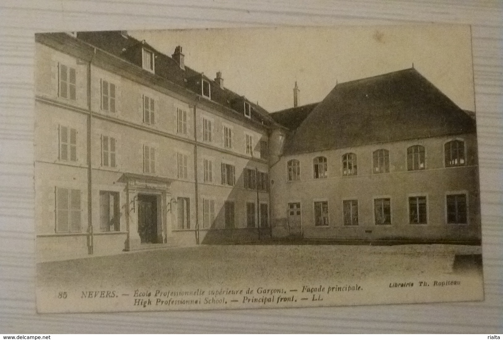 58, NEVERS,  ECOLE SUPERIEURE DES GARCONS FACADE PRINCIPALE - Nevers