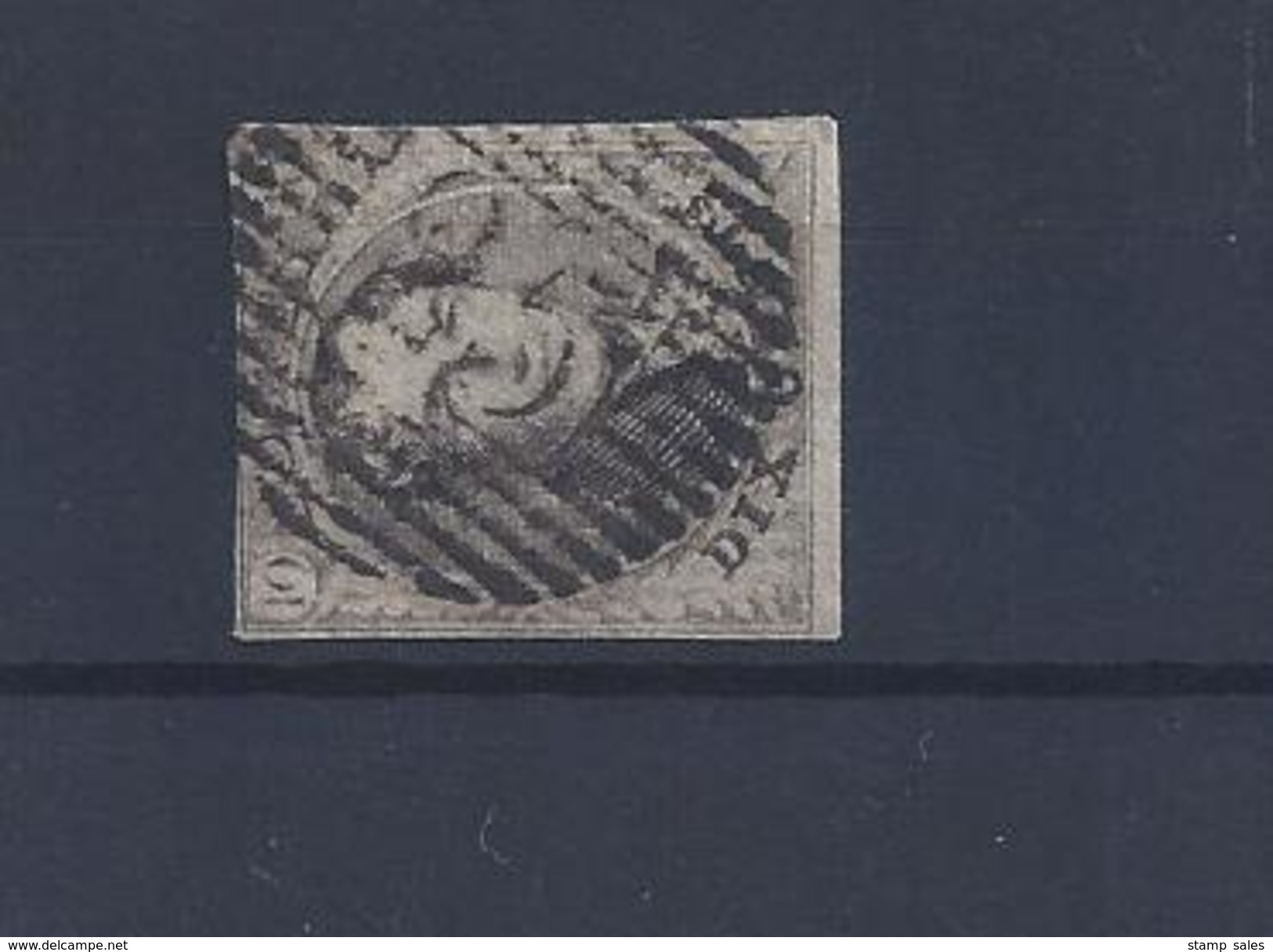 N°6 (ntz) GESTEMPELD P25 Charleroi COB &euro; 10,00 + COBA &euro; 2,00 - Postmarks - Lines: Perceptions