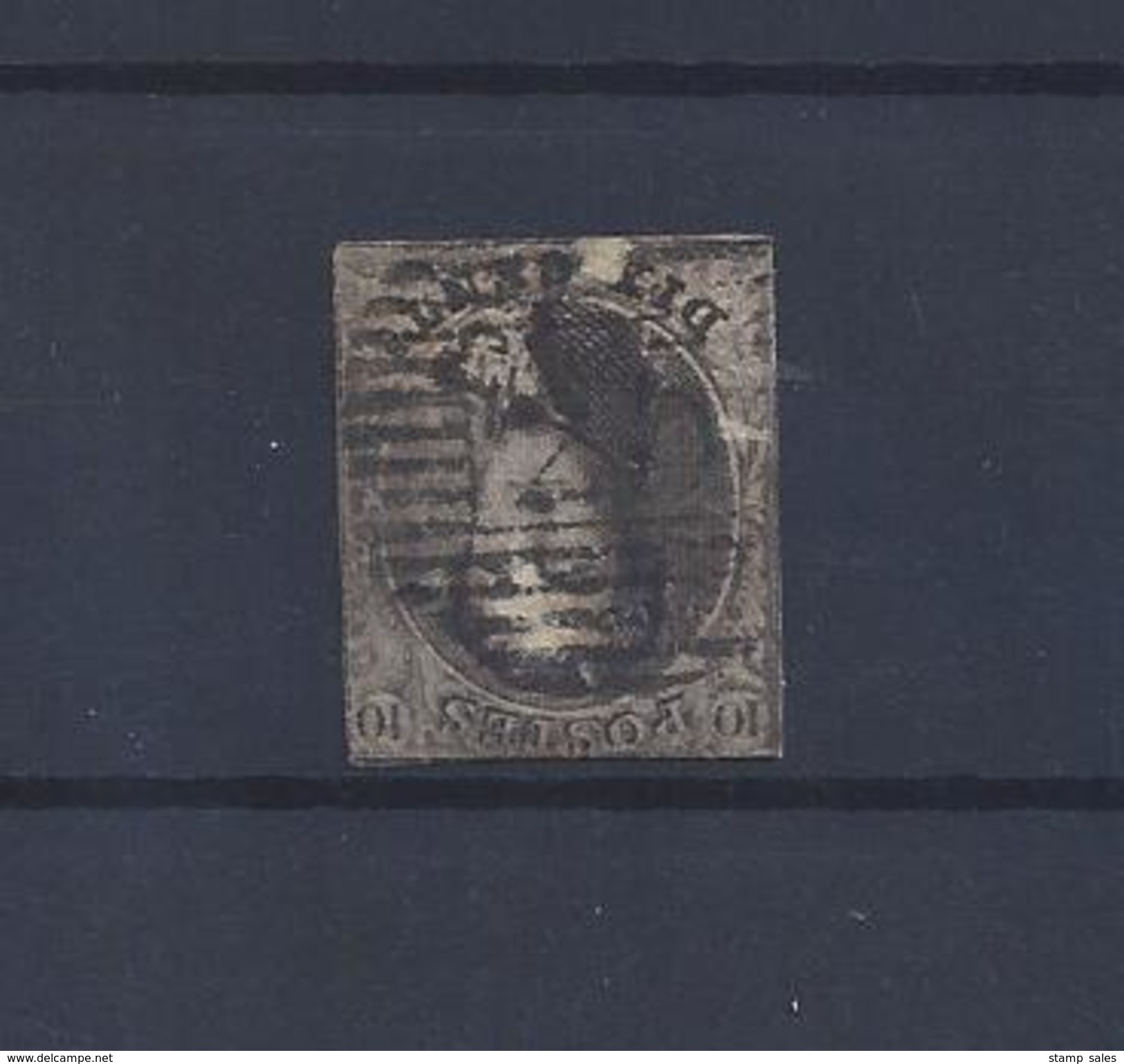N°6A (ntz) GESTEMPELD P25 Charleroi COB &euro; 9,00 + COBA &euro; 2,00 - Postmarks - Lines: Perceptions