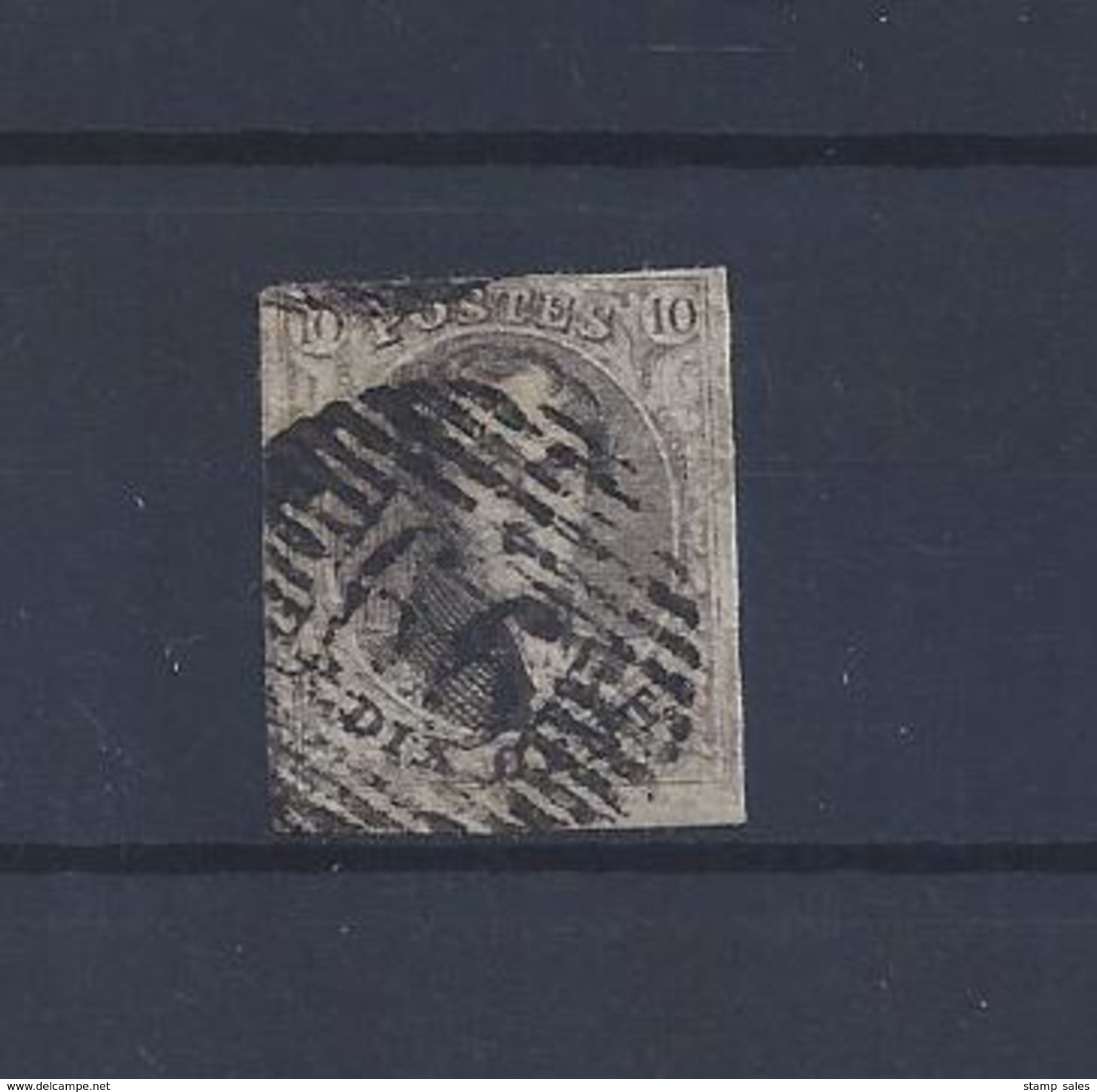 N°6A (ntz) GESTEMPELD P66 Jodoigne COB &euro; 9,00 + COBA &euro; 6,00 - Postmarks - Lines: Perceptions