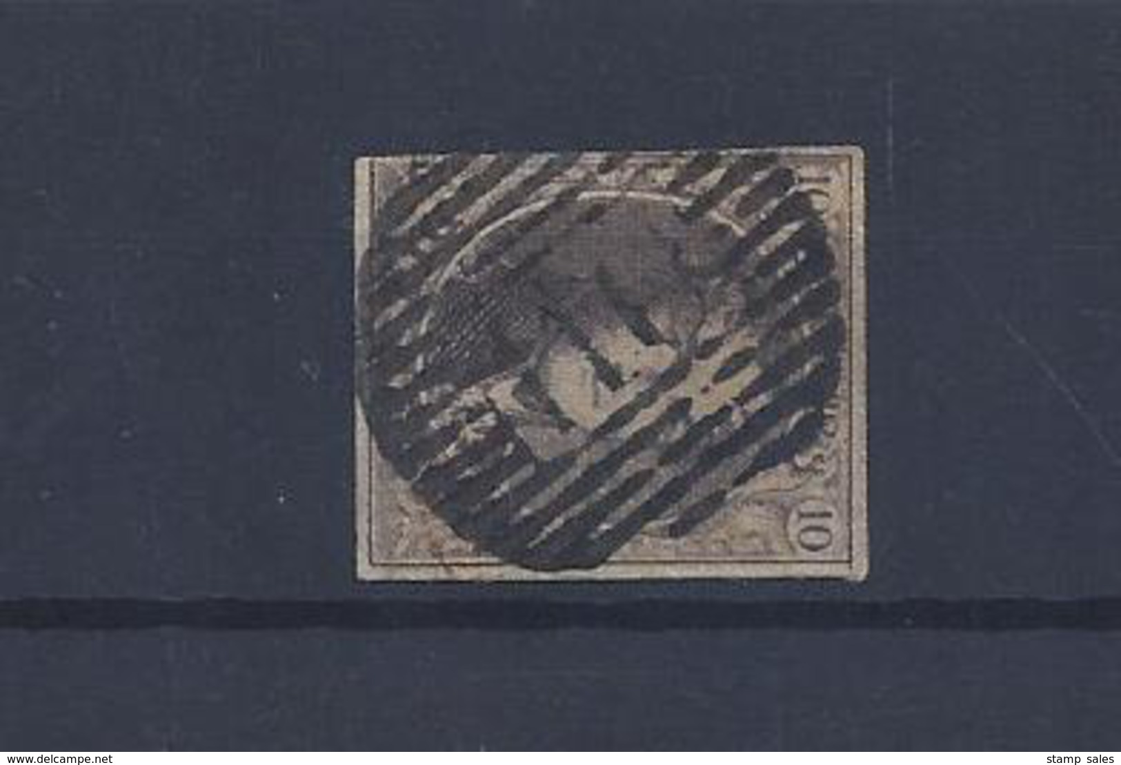 N°6A (ntz) GESTEMPELD P110 Spa COB &euro; 9,00 + COBA &euro; 6,00 - Postmarks - Lines: Perceptions