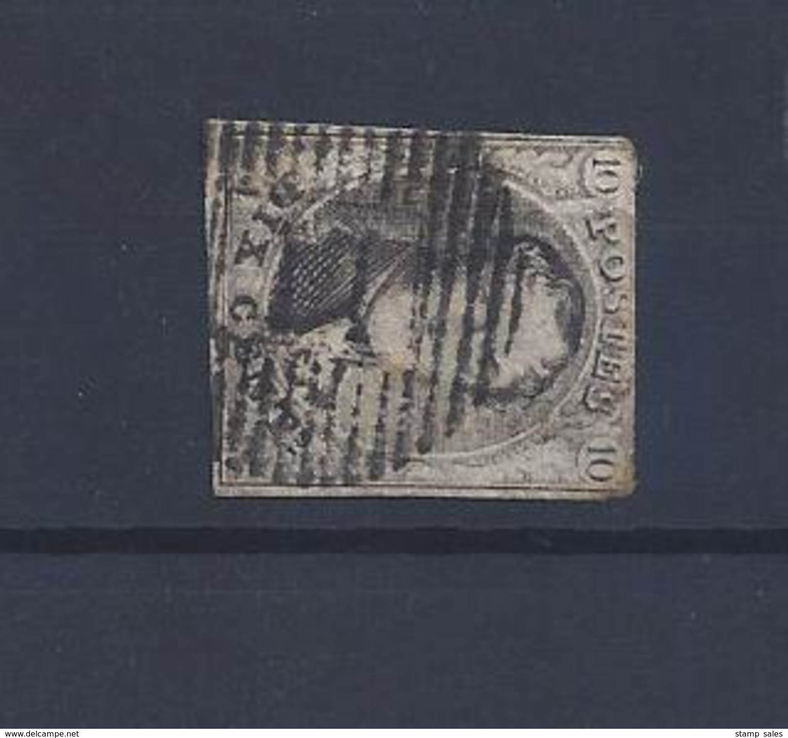 N°6A (ntz) GESTEMPELD D11 Seraing COB &euro; 9,00 + COBA &euro; 5,00 - Postmarks - Lines: Distributions