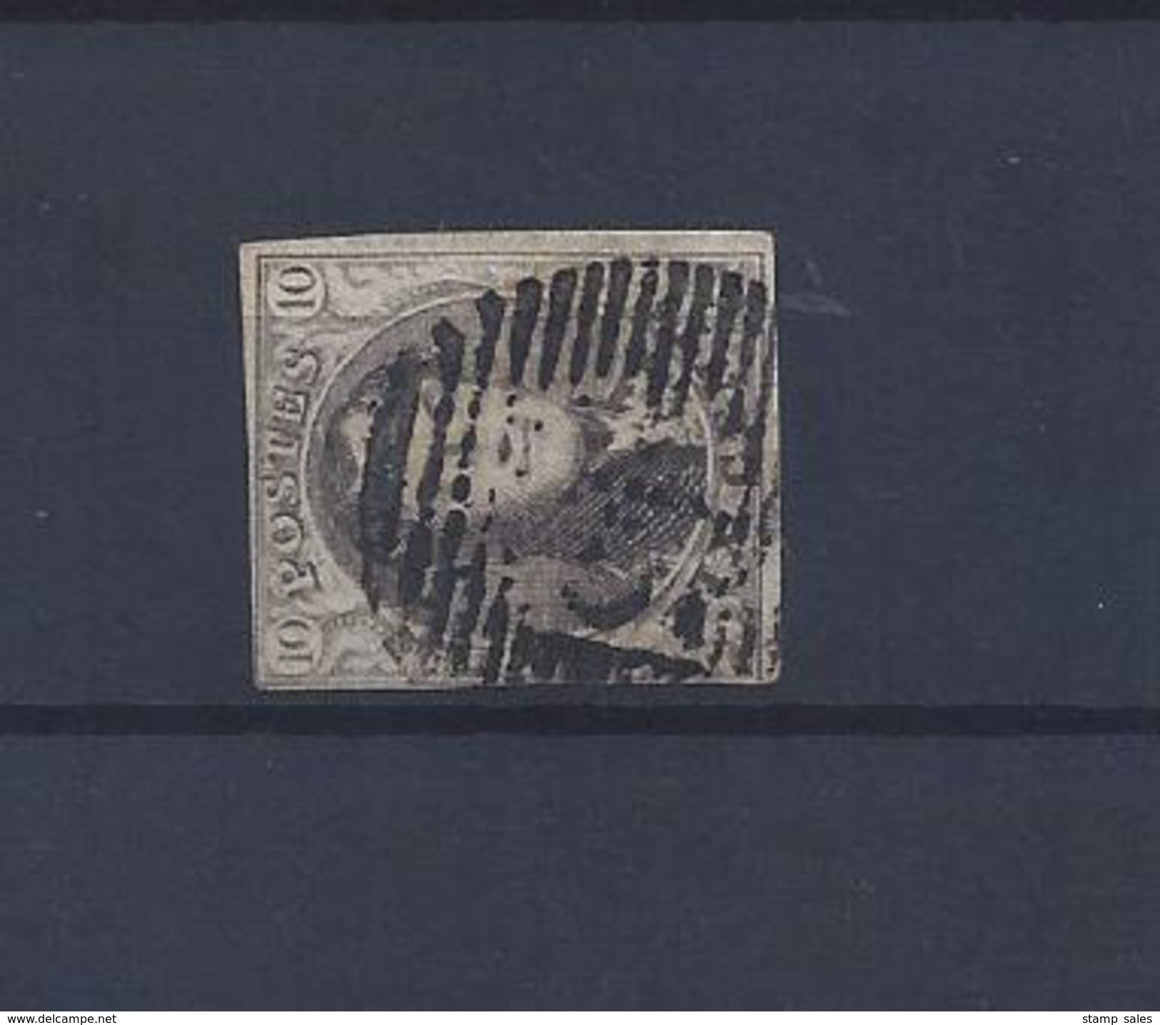 N°6A (ntz) GESTEMPELD P45 Gand COB € 9,00 + COB € 1,00 - Postmarks - Lines: Perceptions