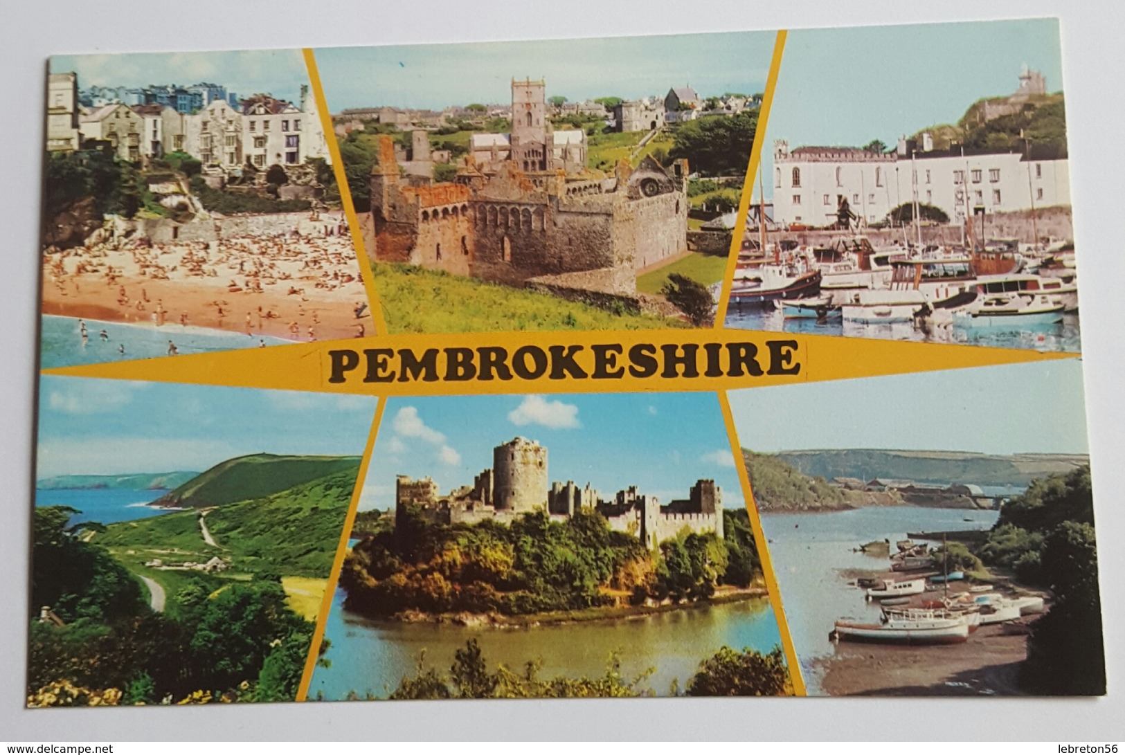 C.P.S.M  Royaume-uni Pays De Galles Pembrokeshire Multis Vues Voir Les 2 Photos - Pembrokeshire