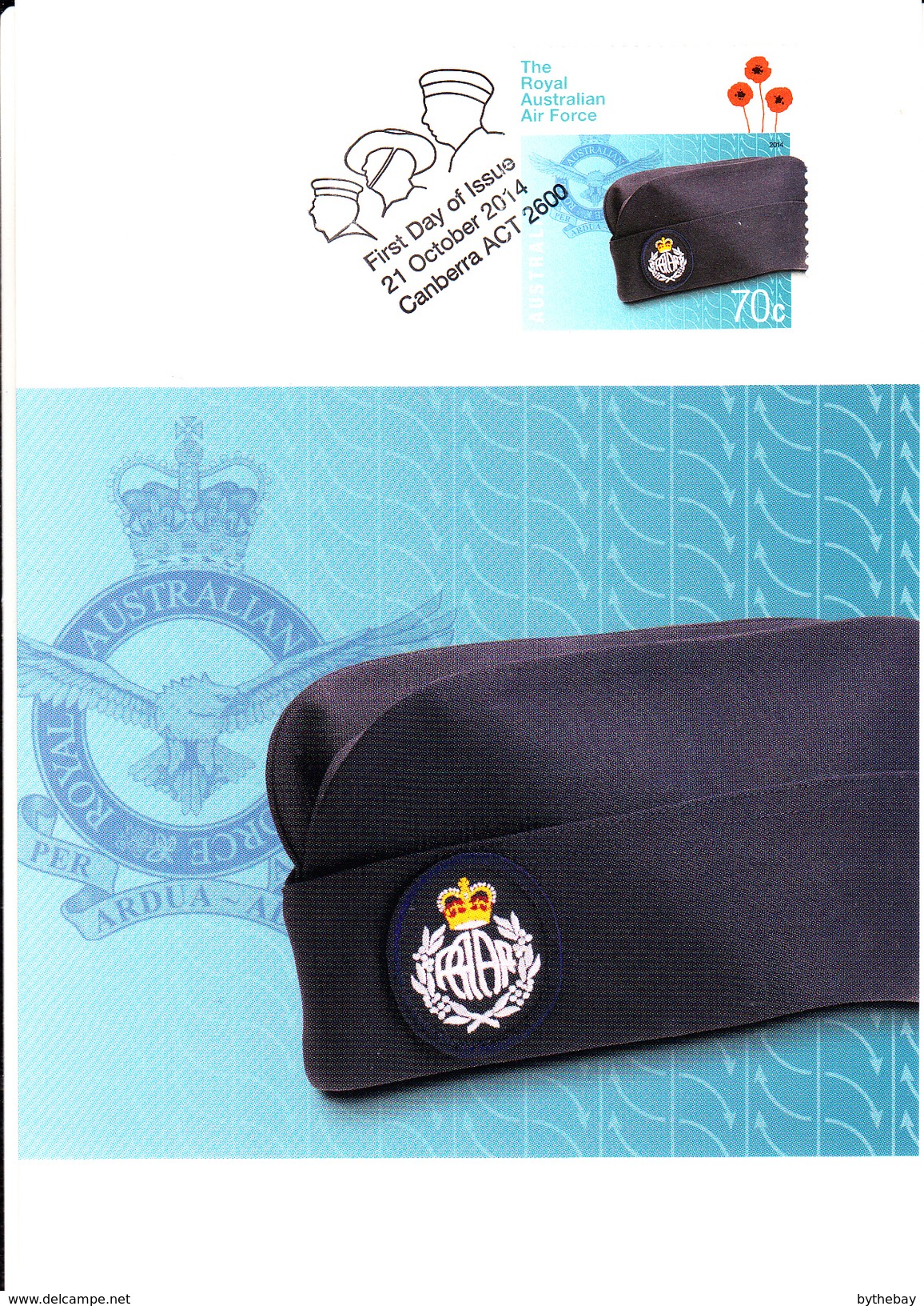 Australia 2014 Maxicard 70c The Royal Australian Air Force Cap - Cartoline Maximum