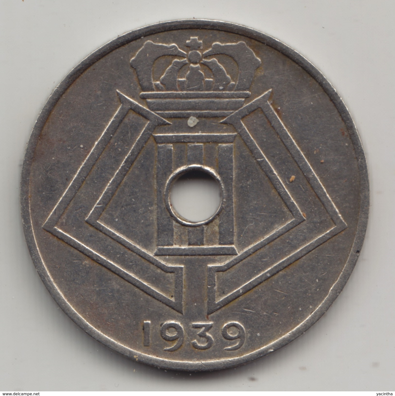 @Y@    Belgie 10 Cent 1939    (4306 + 4307) Variant - 10 Centimes