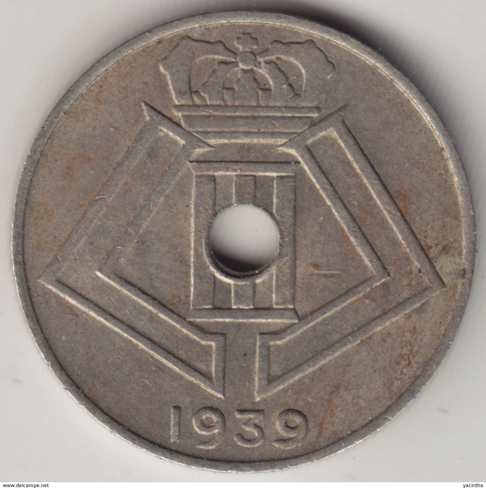 @Y@    Belgie 10 Cent 1939    (4306 + 4307) Variant - 10 Centimos