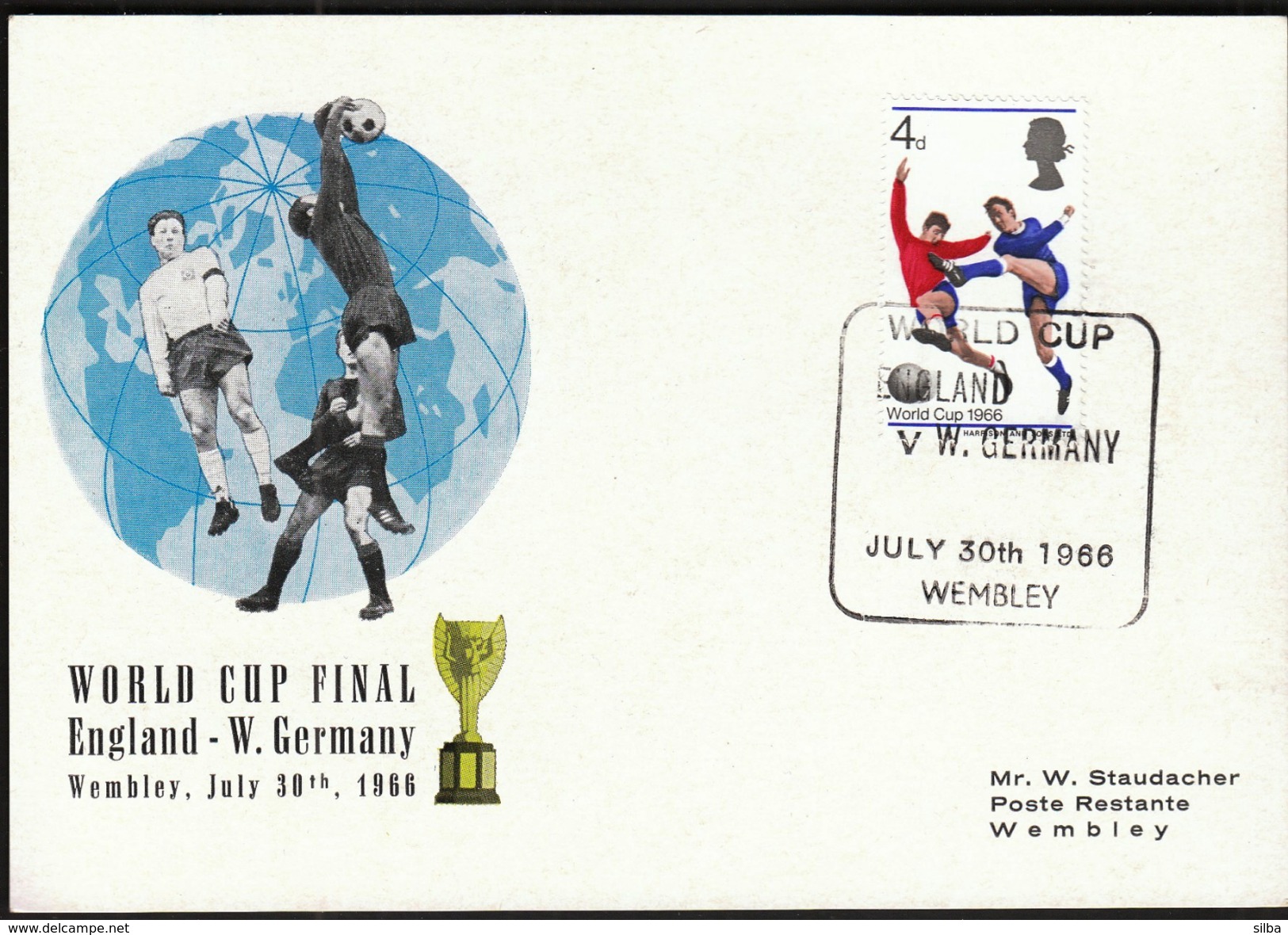 Great Britain Wembley 1966 / Football / World Cup England - W. Germany / Final - 1966 – Angleterre