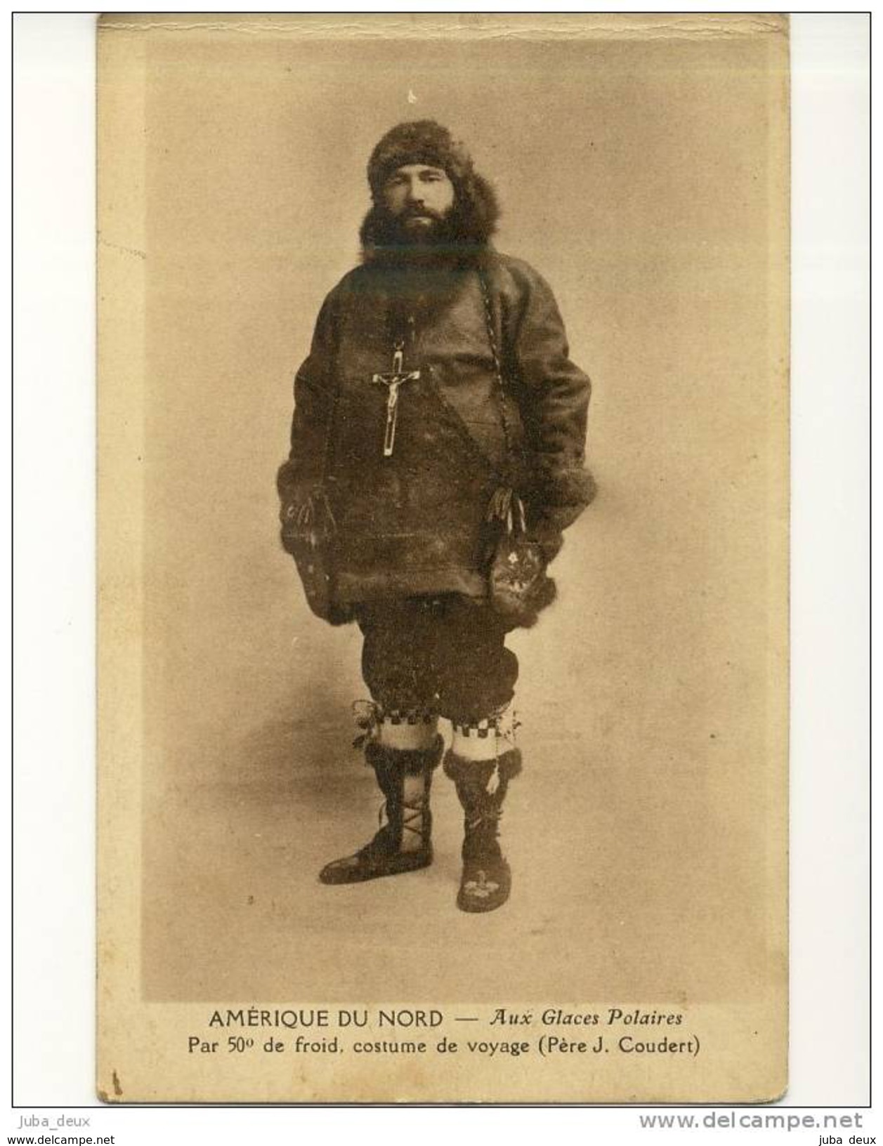 Aux Glaces Polaires .  Costume De Voyage .  Père J. Coudert . - Yukon