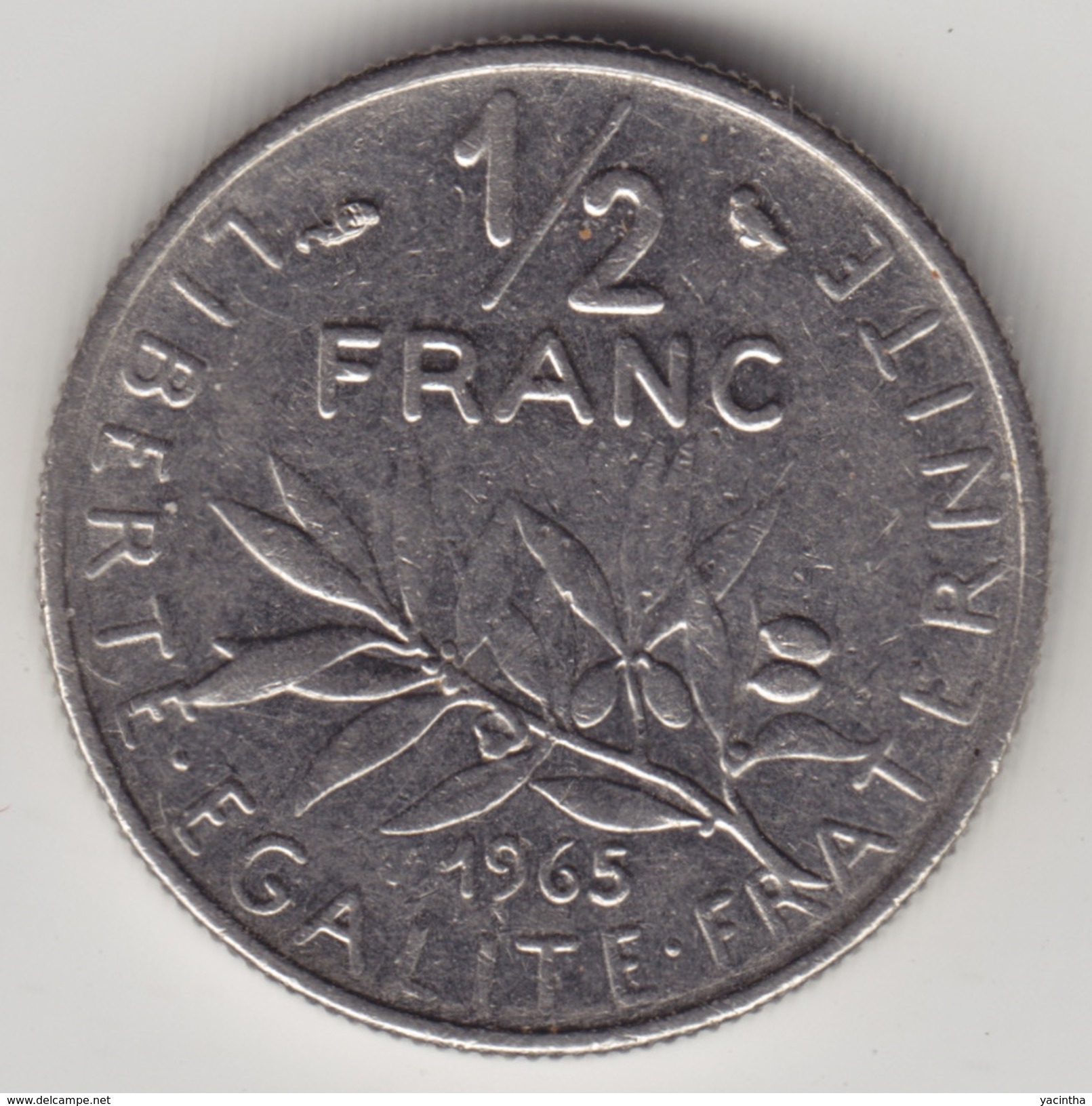 @Y@      Frankrijk  1/2 Franc   1965  (4327) - Andere & Zonder Classificatie