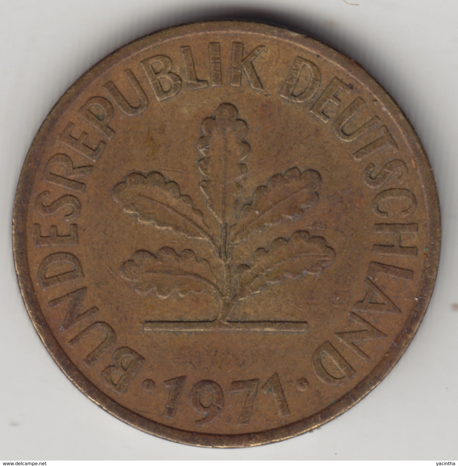 @Y@    Duitsland  10 Pfennig  1971      (4336) - 10 Pfennig