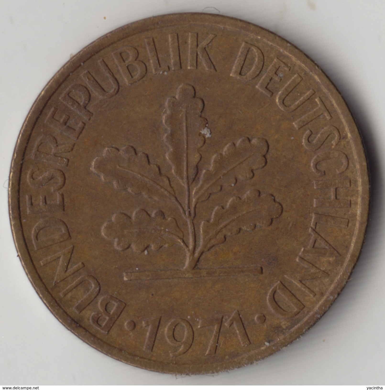 @Y@    Duitsland  10 Pfennig  1971      (4337) - 10 Pfennig