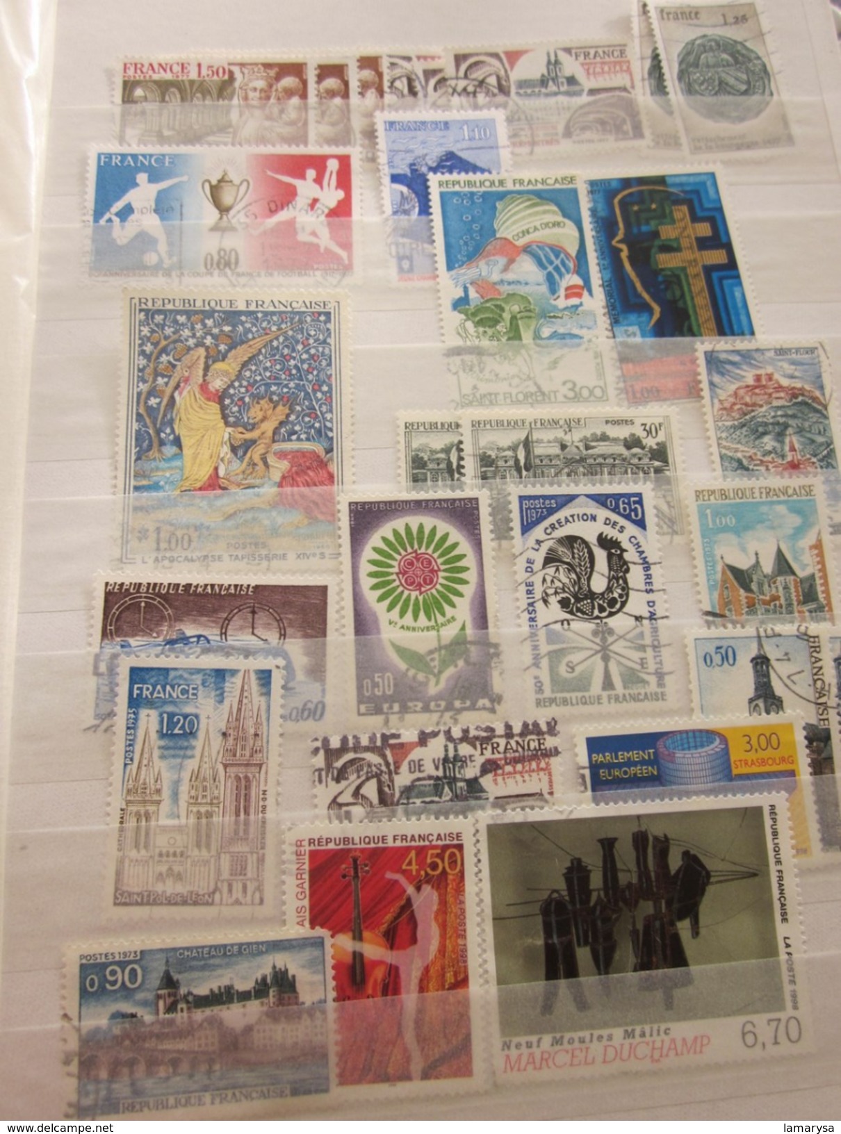 Timbres en multiples avec de très Bonnes cotes (importante) Europe  France Collections faire défiler les scanns Voir