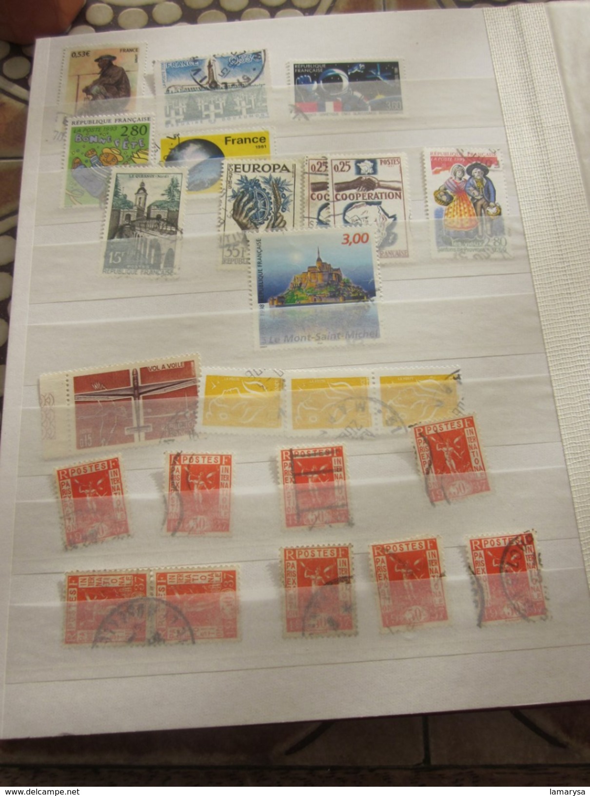 Timbres en multiples avec de très Bonnes cotes (importante) Europe  France Collections faire défiler les scanns Voir