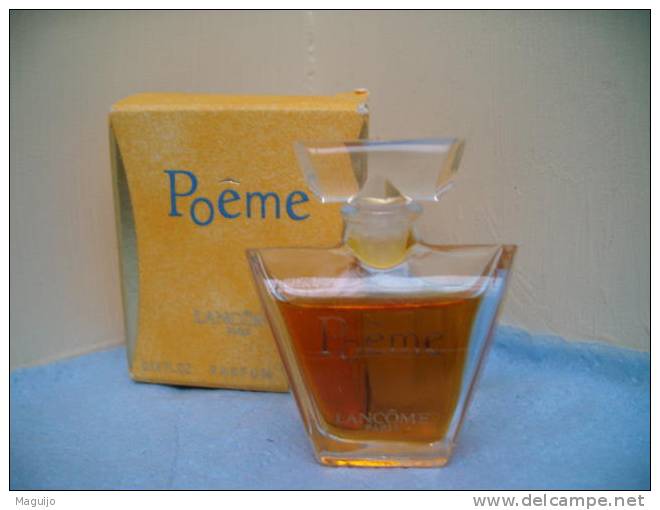 LANCOME "POEME" MINI PARFUM PUR 4 ML LIRE !! - Miniatures Womens' Fragrances (in Box)