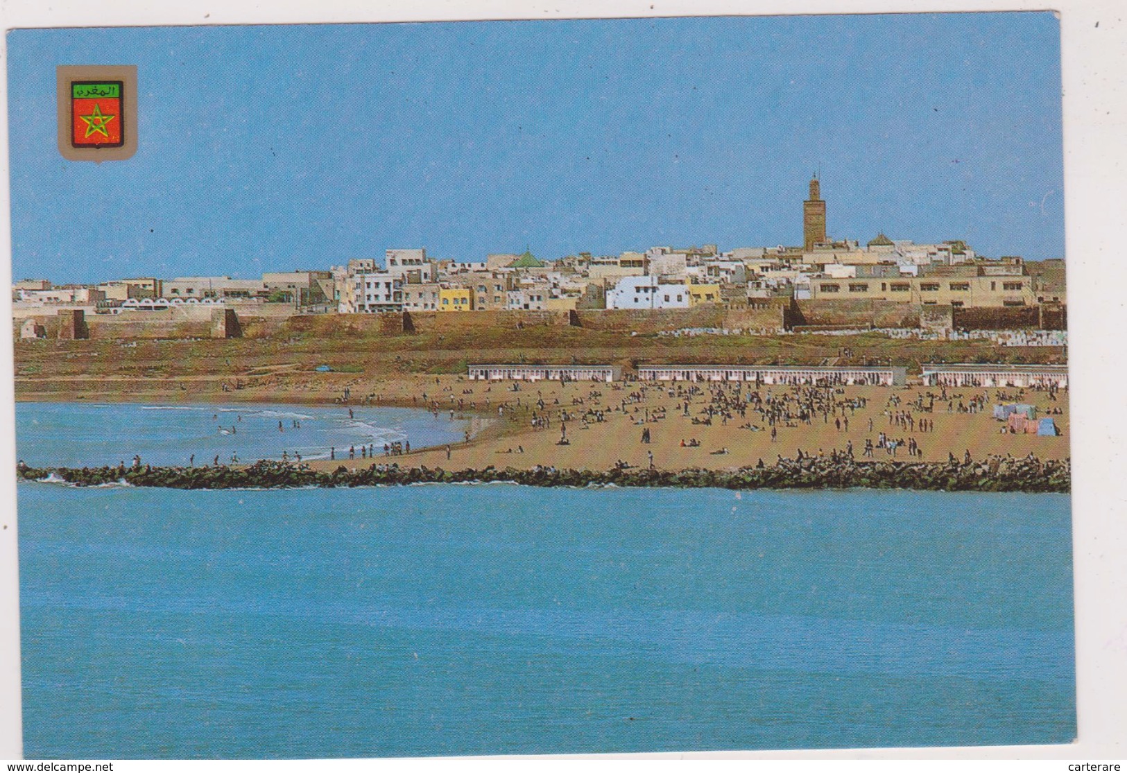 AFRIQUE,AFRICA,MAROC,MOROCCO,RABAT,VUE AERIENNE ,PLAGE - Rabat