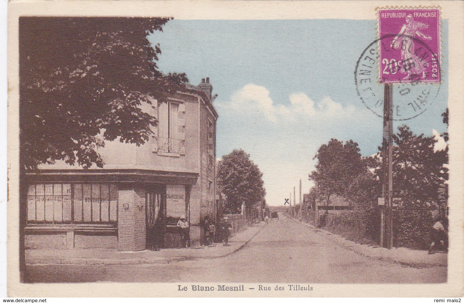 CARTE POSTALE    LE BLANC MESNIL 93   Rue Des Tilleuls - Le Blanc-Mesnil