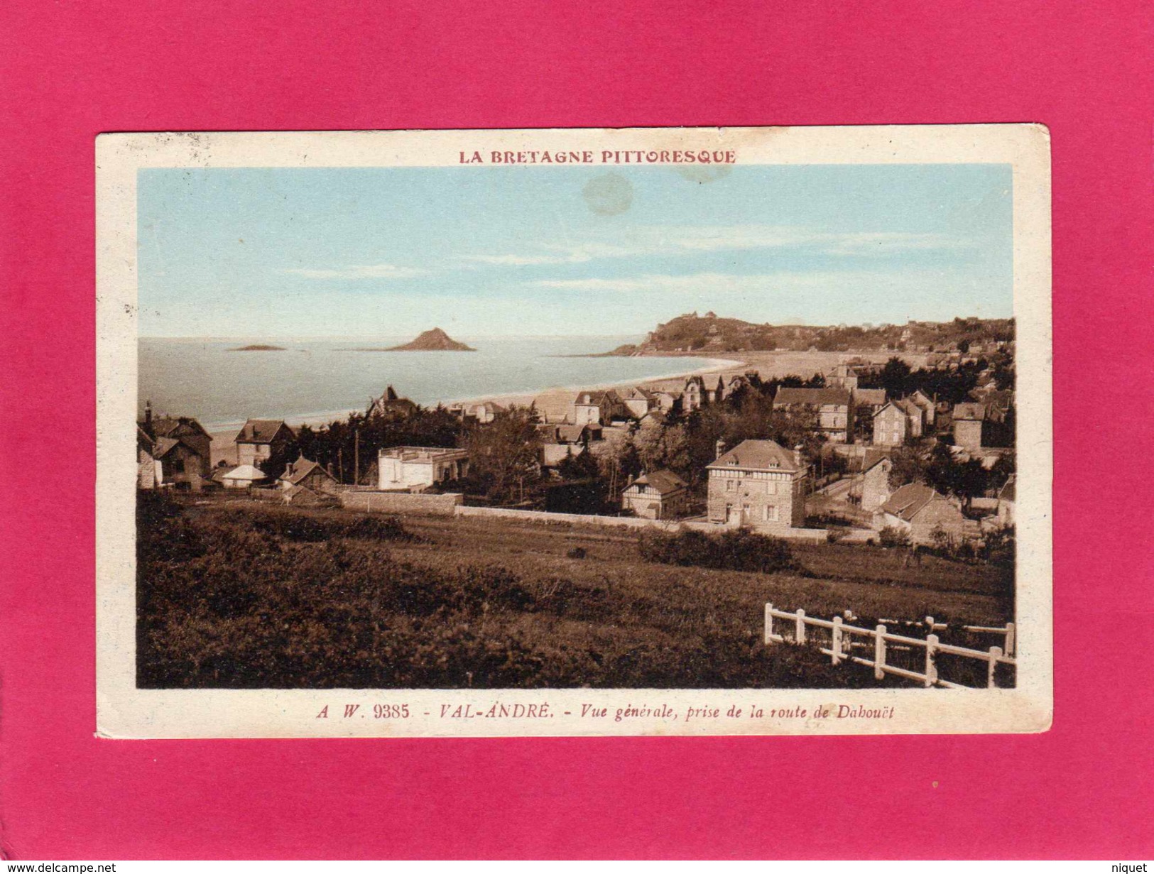 22 COTE D'ARMOR, VAL-ANDRE, Vue Générale, Prise De La Route De Dahouët, (A. W.) - Autres & Non Classés