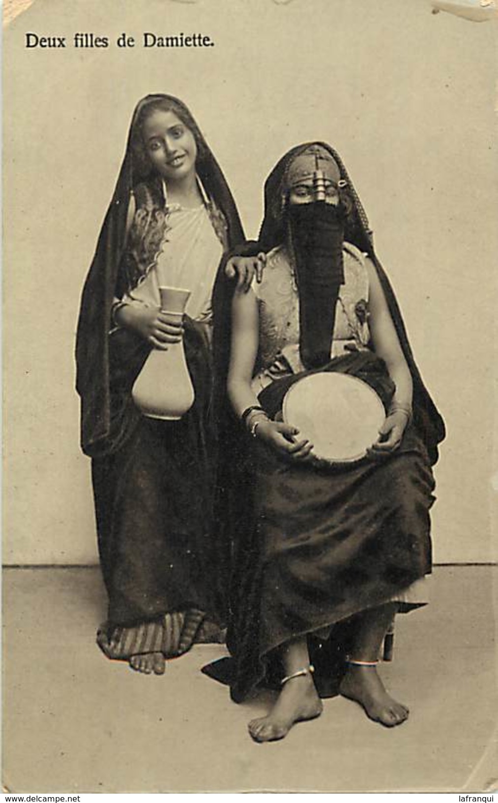 Ref G799- Egypte - Deux Filles De Damiette - Carte Bon Etat   - - Damiette