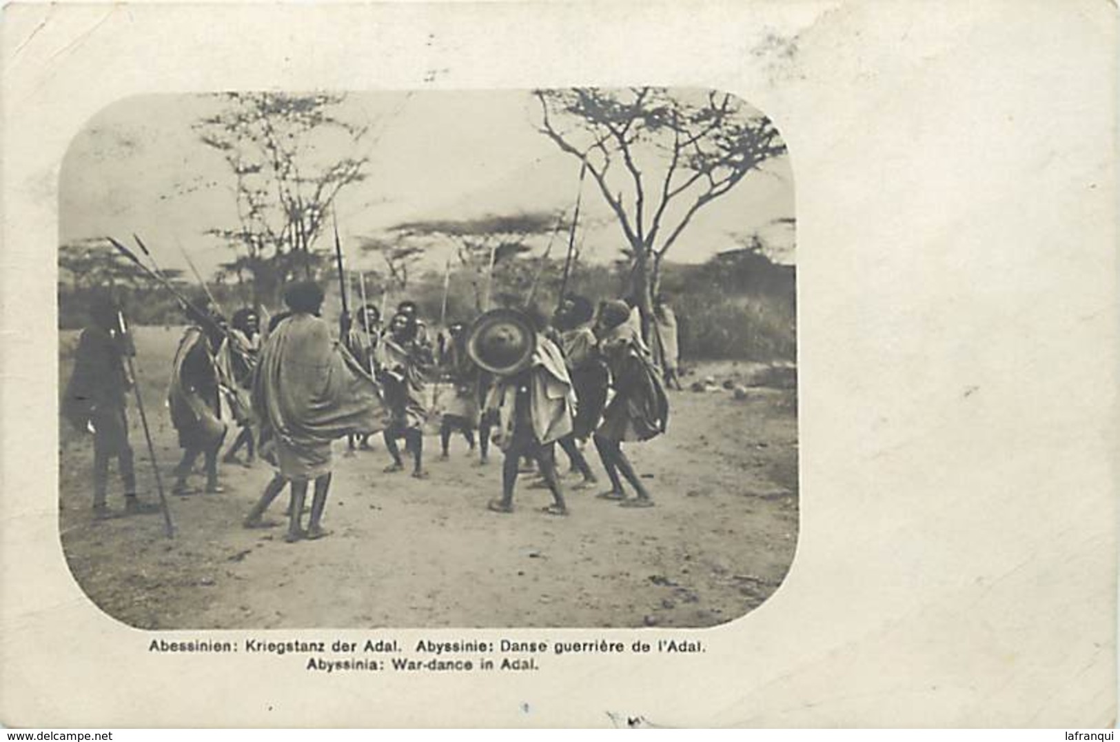 Ref G789- Afrique - Ethiopie - Abessinien -abyssinie - Danse Guerriere De L Adal  - - Etiopia