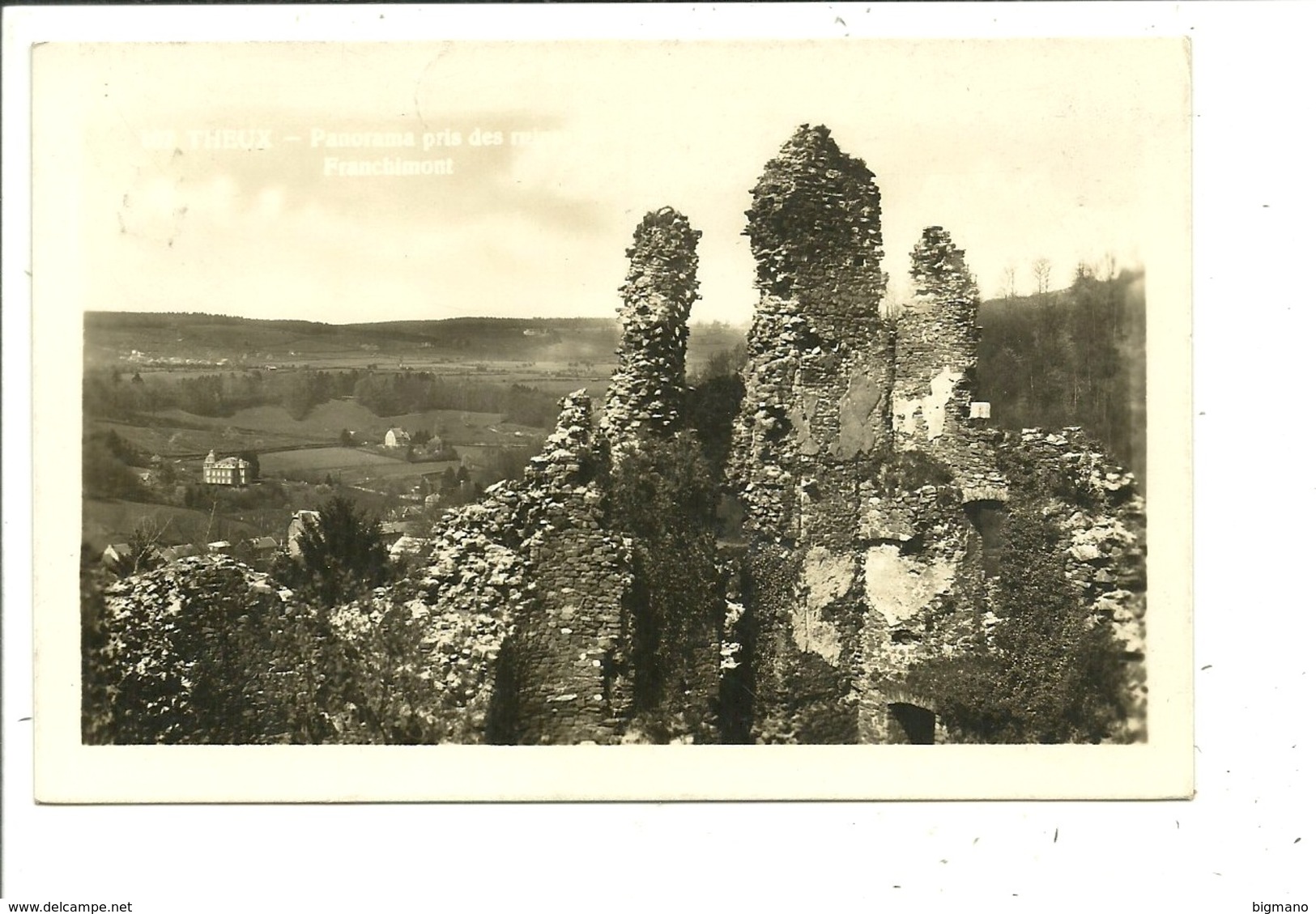 Theux Panorama Pris Des Ruines De Franchimont - Theux