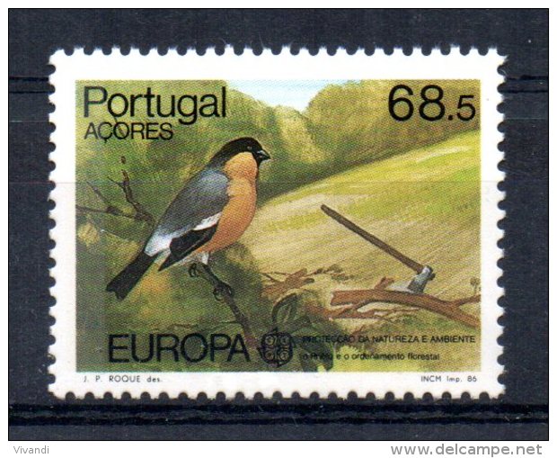 Azores - 1986 - Europa/Northern Bullfinch - MNH - Açores