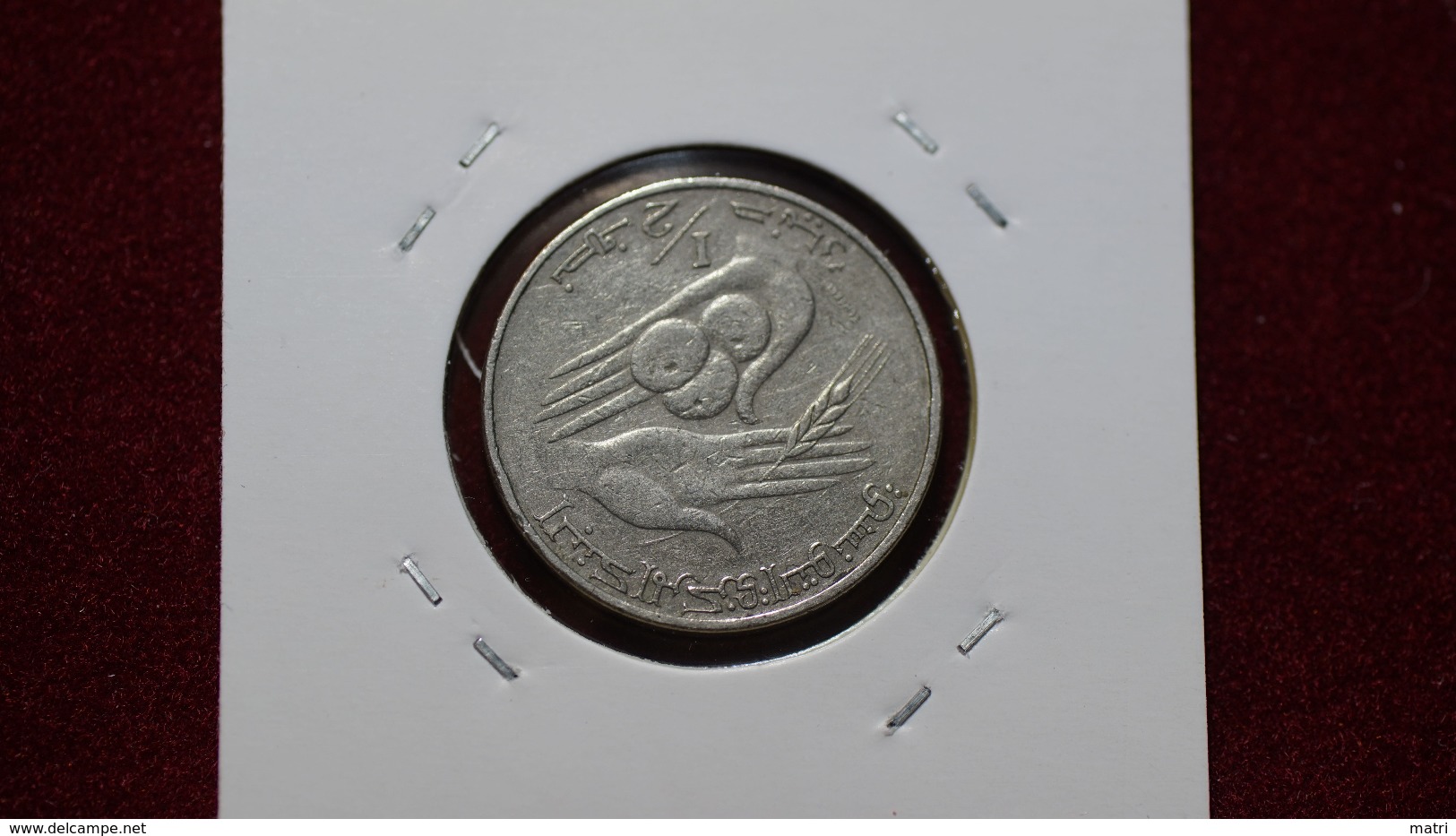 Tunisia 1/2 Dinar 1983 Km#303 - Túnez