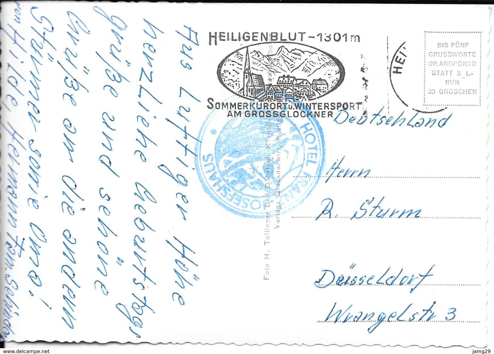 Oostenrijk/Austria, Grossglockner, Kaiser Franz Josef Haus, Ca. 1960 - Kals