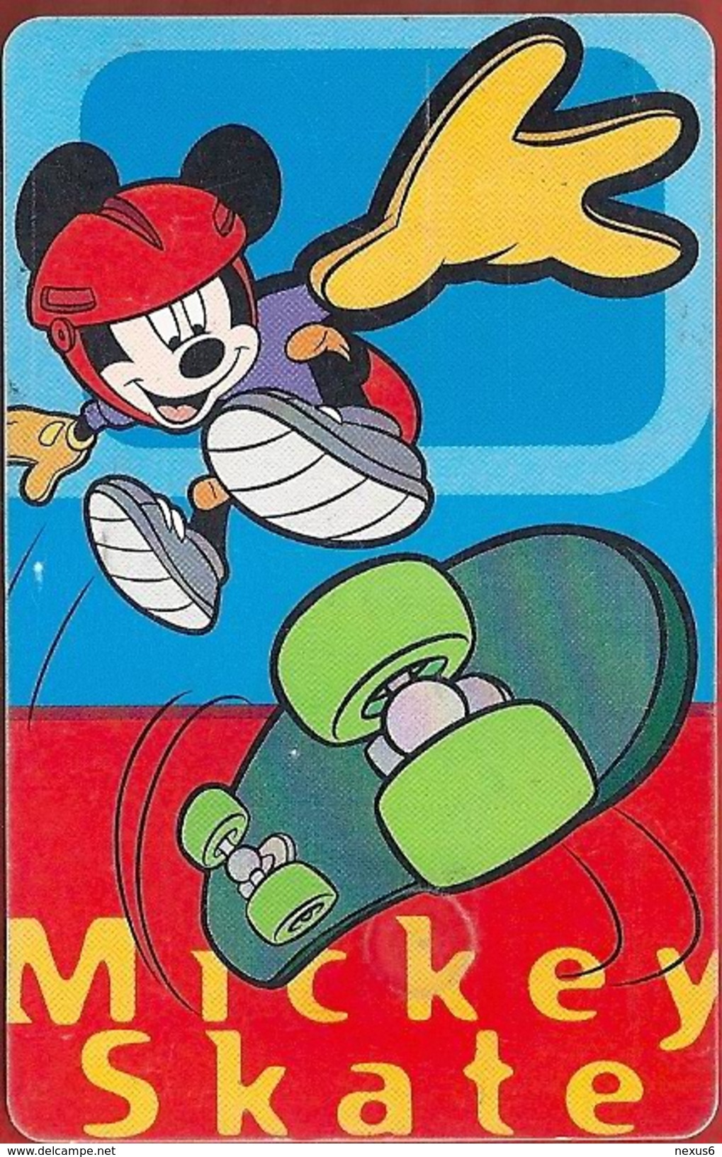 Argentina - Telefonica - Disney - Sports Mickey Skating - 05-2000 - 50.000ex, Used - Argentina