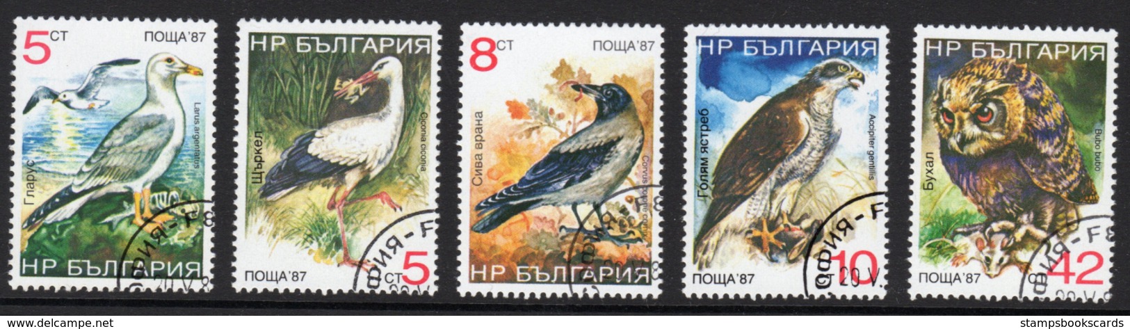 Birds Stamps, Gull, Eagle, Owl - Eagles & Birds Of Prey