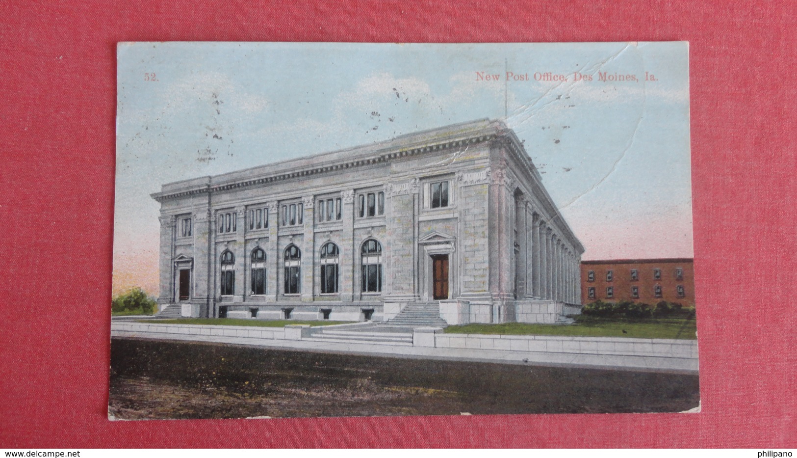 Iowa > Des Moines Post Office Crease   Ref 2439 - Des Moines