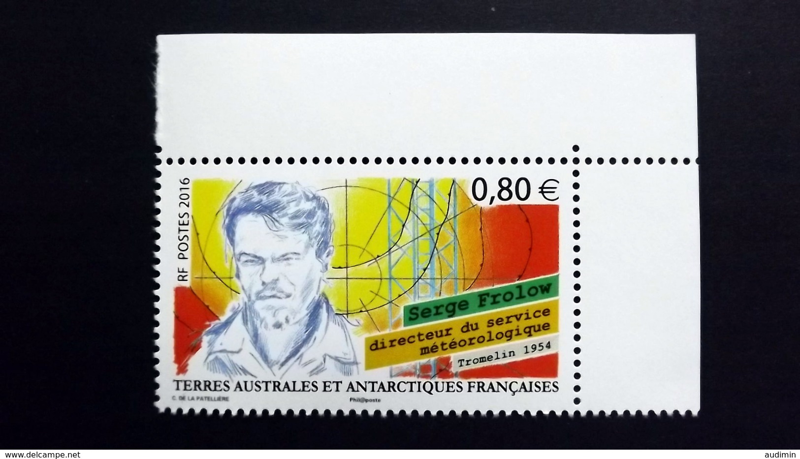 Französische Süd- Und Antarktisgebiete TAAF 915 **/mnh, ) Serge Frolow, Russisch-französischer Meterorologe - Ongebruikt