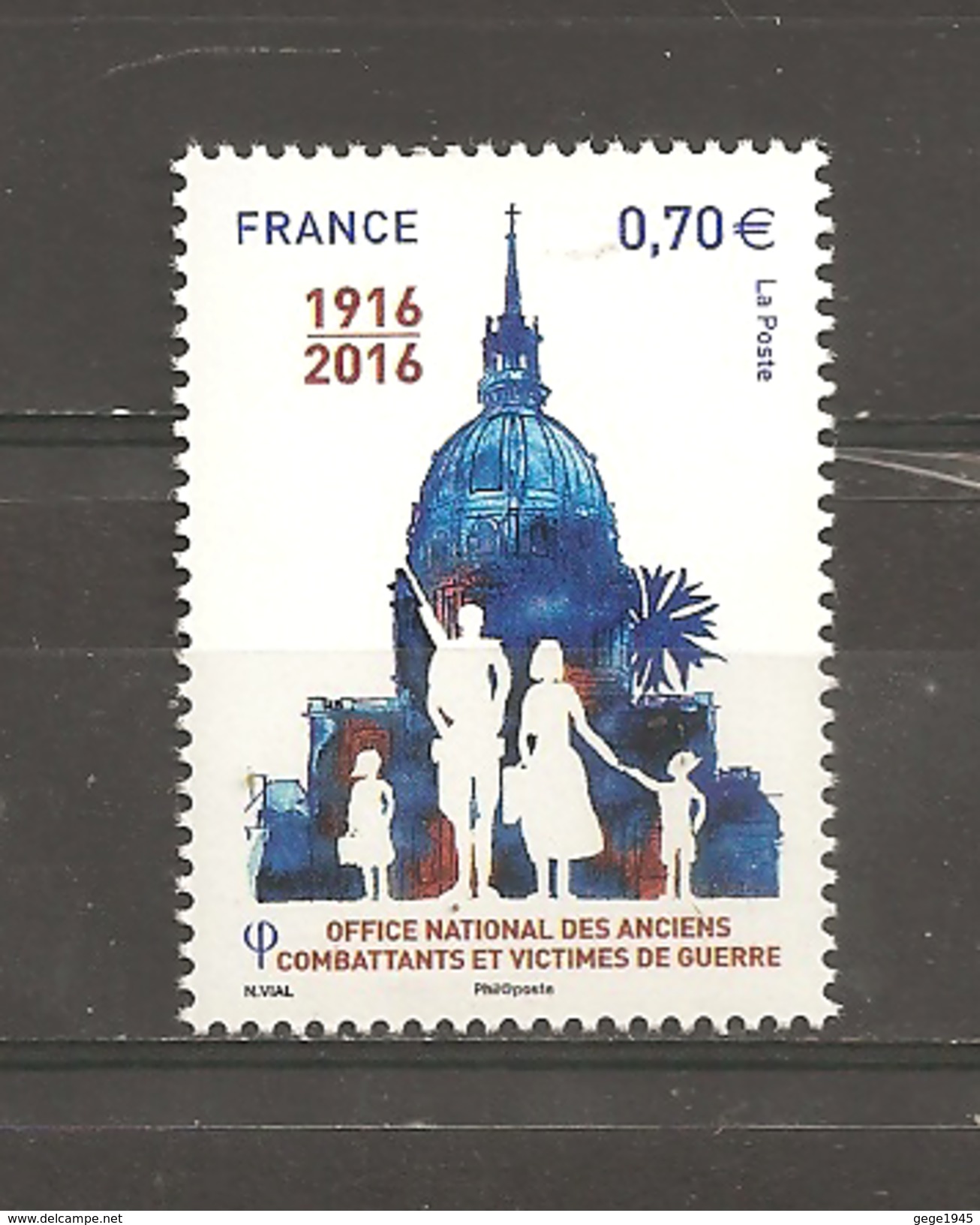 France 2016 Neuf **  N° 5113  "  Office National Des Anciens Combattants  "  à  0,70 &euro; - Ungebraucht