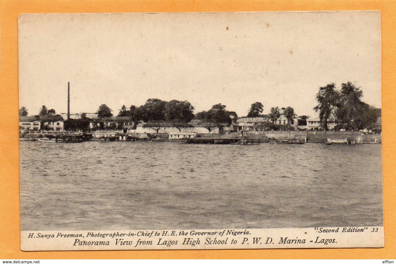 Lagos Nigeria 1910 Postcard - Nigeria