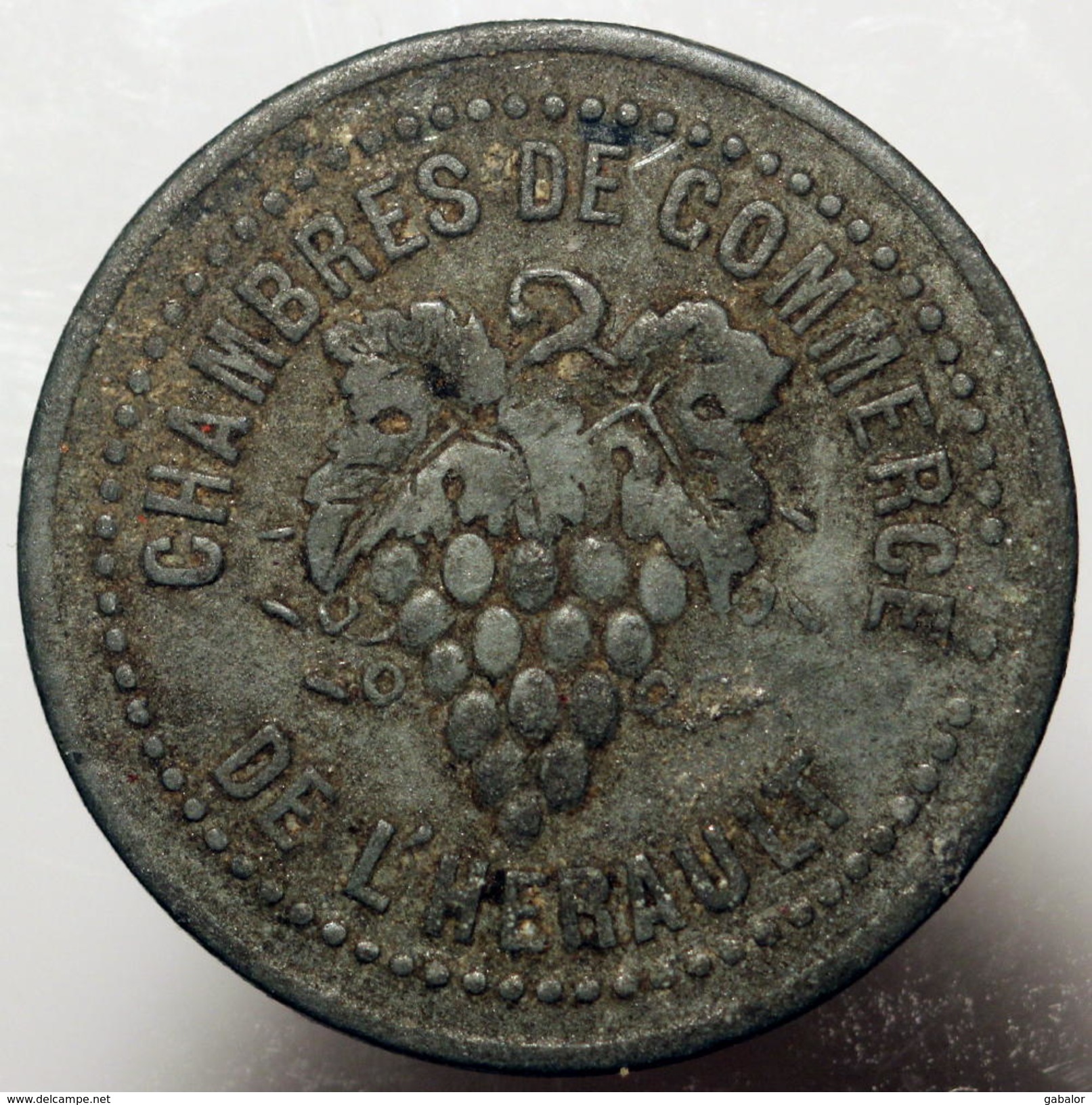 Chambre De Commerce De L'Hérault, 10 Centimes - Monétaires / De Nécessité