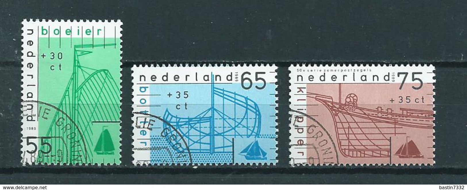 1989 Netherlands Complete Set Summer Welfare,ships Used/gebruikt/oblitere - Used Stamps