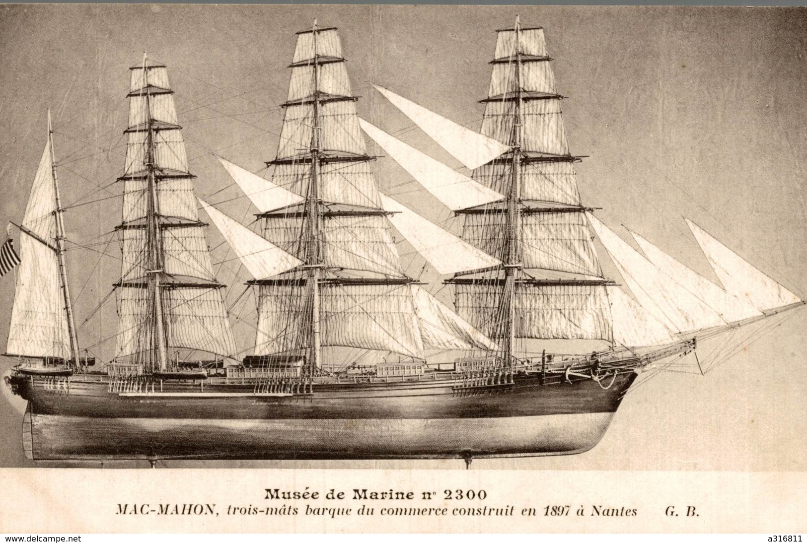 MUSEED E MARINE N0 2300  MAC MAHON - Sailing Vessels