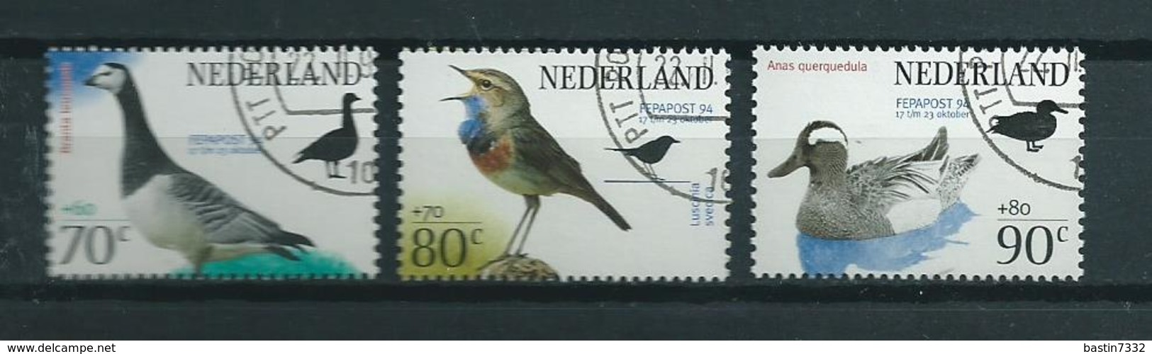 1994 Netherlands Complete Set Fepapost,birds,oiseaux,vögel Used/gebruikt/oblitere - Gebruikt