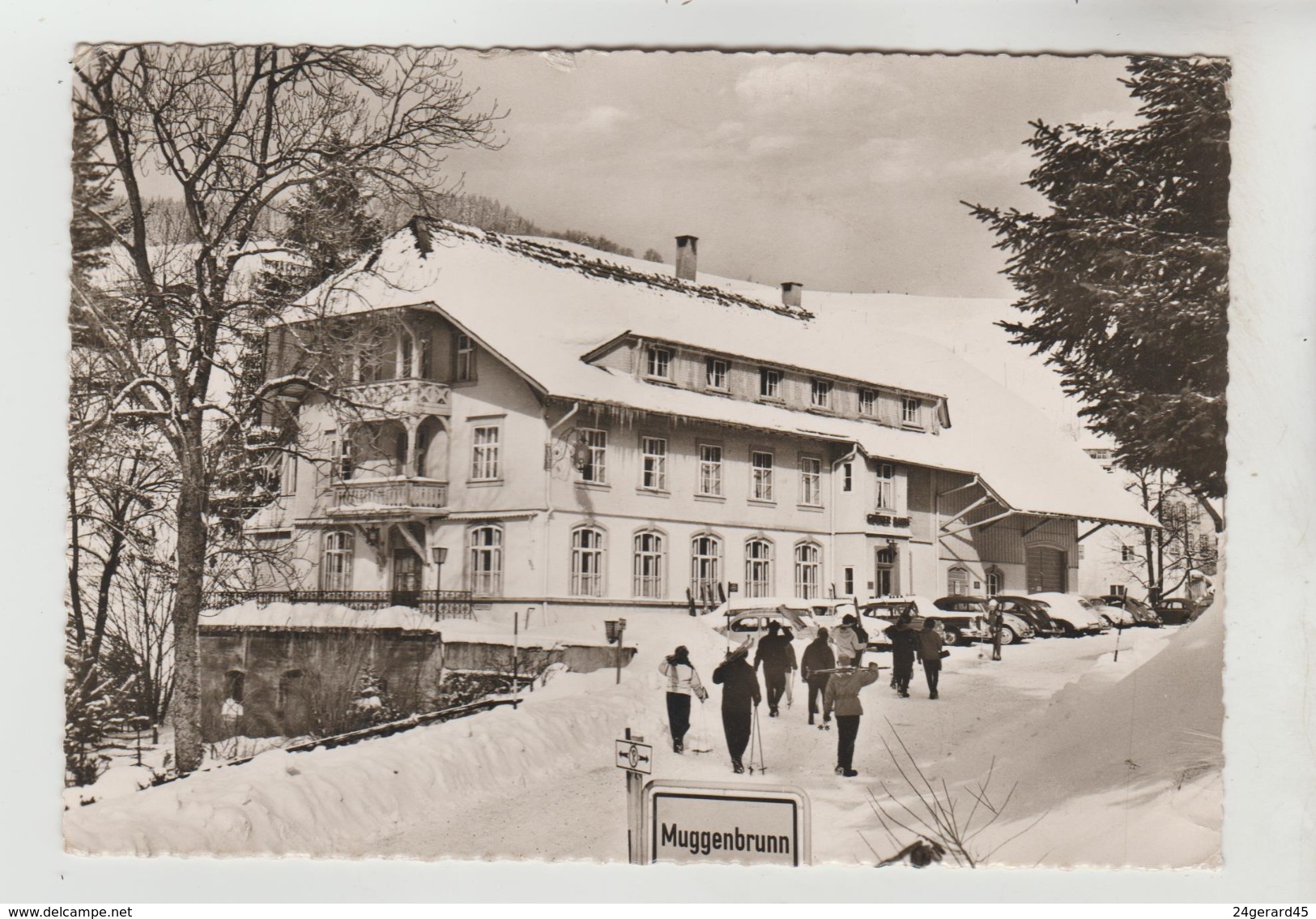 CPSM TODTNAU (Allemagne-Bade Wurtemberg) - MUGGENBRUNN : Hohenluftkurort Und Wintersportplatz Hôtel "Gruner Baum" - Todtnau