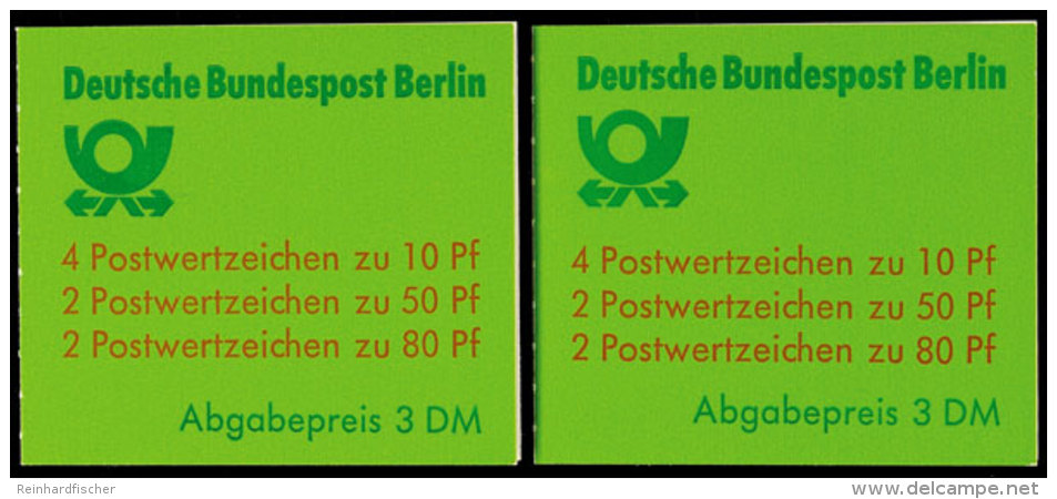 1989, Sehensw&uuml;rdigkeiten, Heftchen MH 14 Und H-Blatt, Berliner Stempel, Mi. 140.-, Katalog: MH 14 O1989,... - Otros & Sin Clasificación