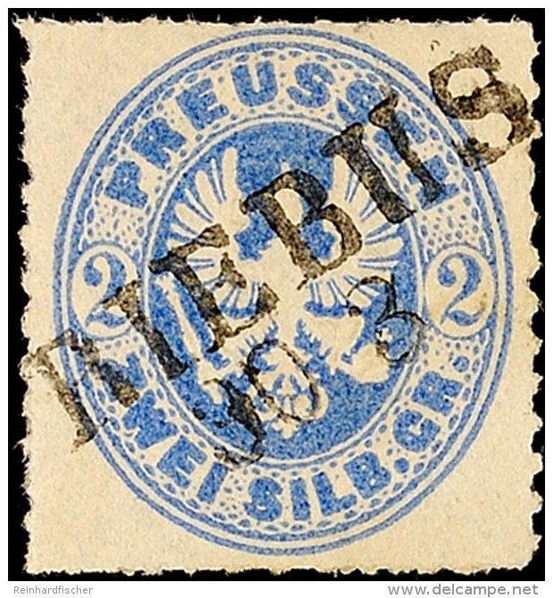 "PRIEBUS" - L2, OPD Liegnitz, Je Klar Auf Kabinettst&uuml;cken 1 U. 2 Sgr. Wappen, Die 1 Sgr.-Marke Gepr. Flemming... - Otros & Sin Clasificación