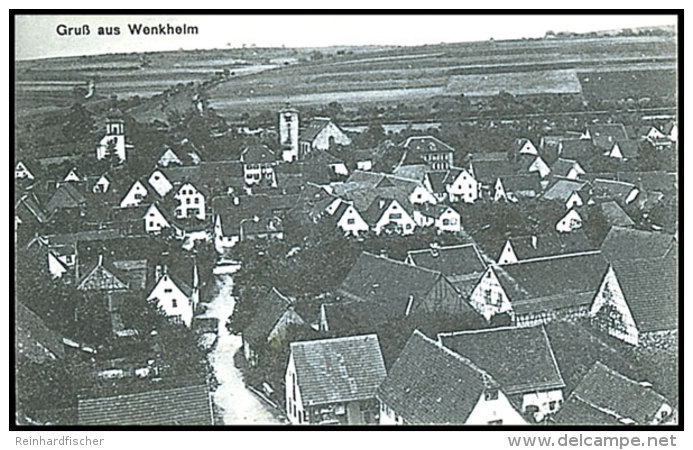 WENKHEIM, 1917, Gruss Aus..., S/w Karte, Gelaufen, Tadellos  BFWENKHEIM, 1917, Greatings From. . ., S / W Card,... - Otros & Sin Clasificación