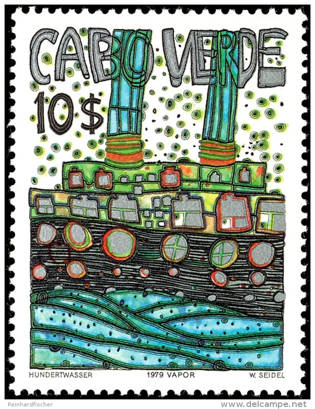 "Hundertwasser", Unverausgabte Marke, Tadellos, Mi. 1.000,--, Katalog: III **Hundertwasser, Not Issued Stamp,... - Otros & Sin Clasificación
