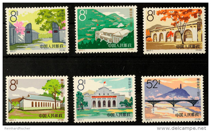 8 F. Bis 52 F., Yenan, St&auml;tte Der Revolution, 6 Werte Postfrisch, Mi. 210.-, Katalog: 788/93 **8 F. Till... - Otros & Sin Clasificación