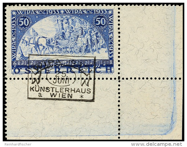 50 Gr. Wipa, Faserpapier, Eckrand Unten Rechts, Entwertet Mit Sonderstempel , Oben Raue Z&auml;hnung, Katalog: 556A... - Otros & Sin Clasificación